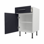 Base Drawerline 500 Assembled Kitchen Unit Matt Indigo Blue