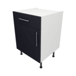 Base Drawerline 600 Assembled Kitchen Unit Matt Indigo Blue