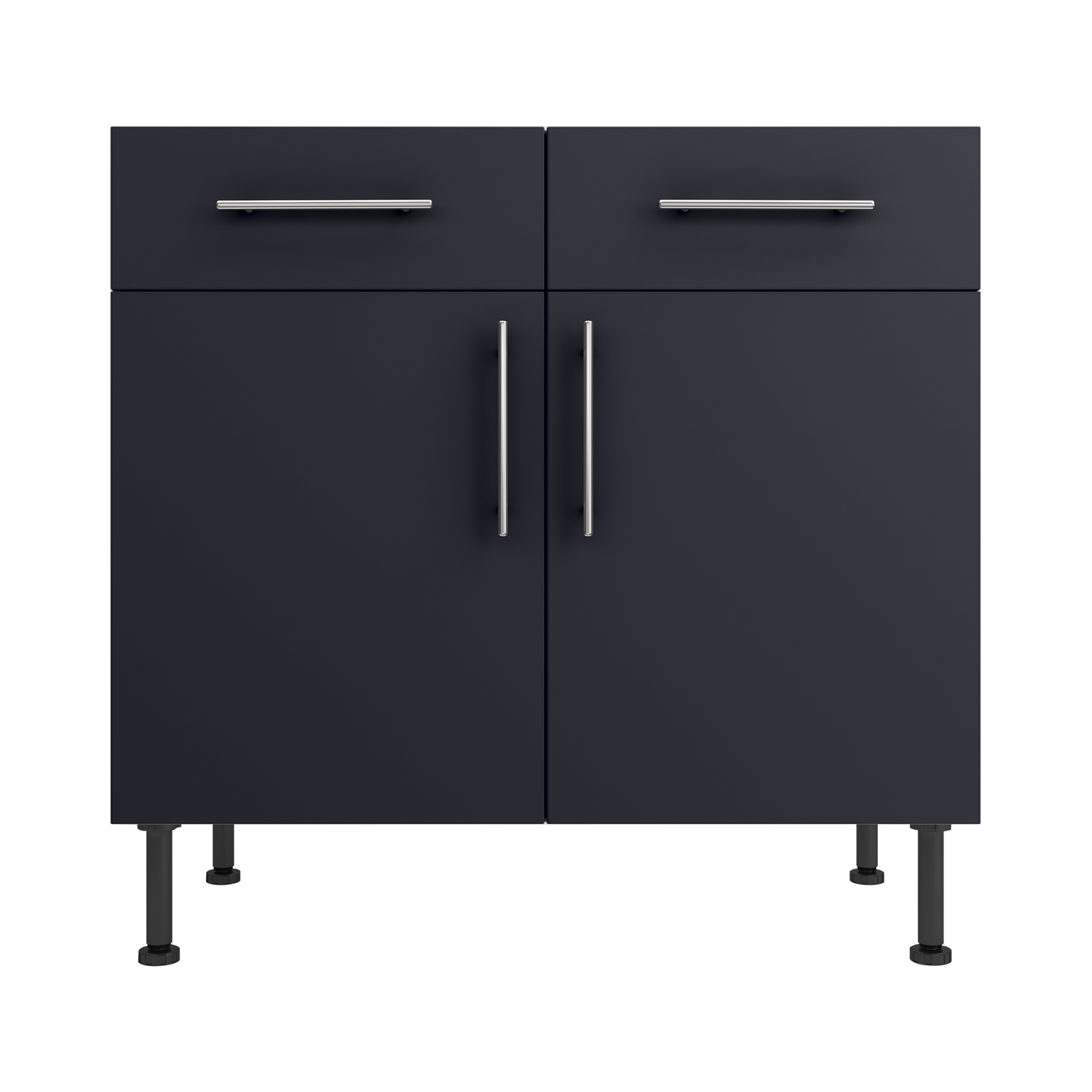 Base Drawerline 900 Assembled Kitchen Unit Matt Indigo Blue