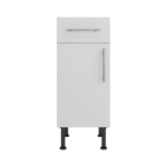 Base Drawerline 350 Assembled Kitchen Unit matt light grey