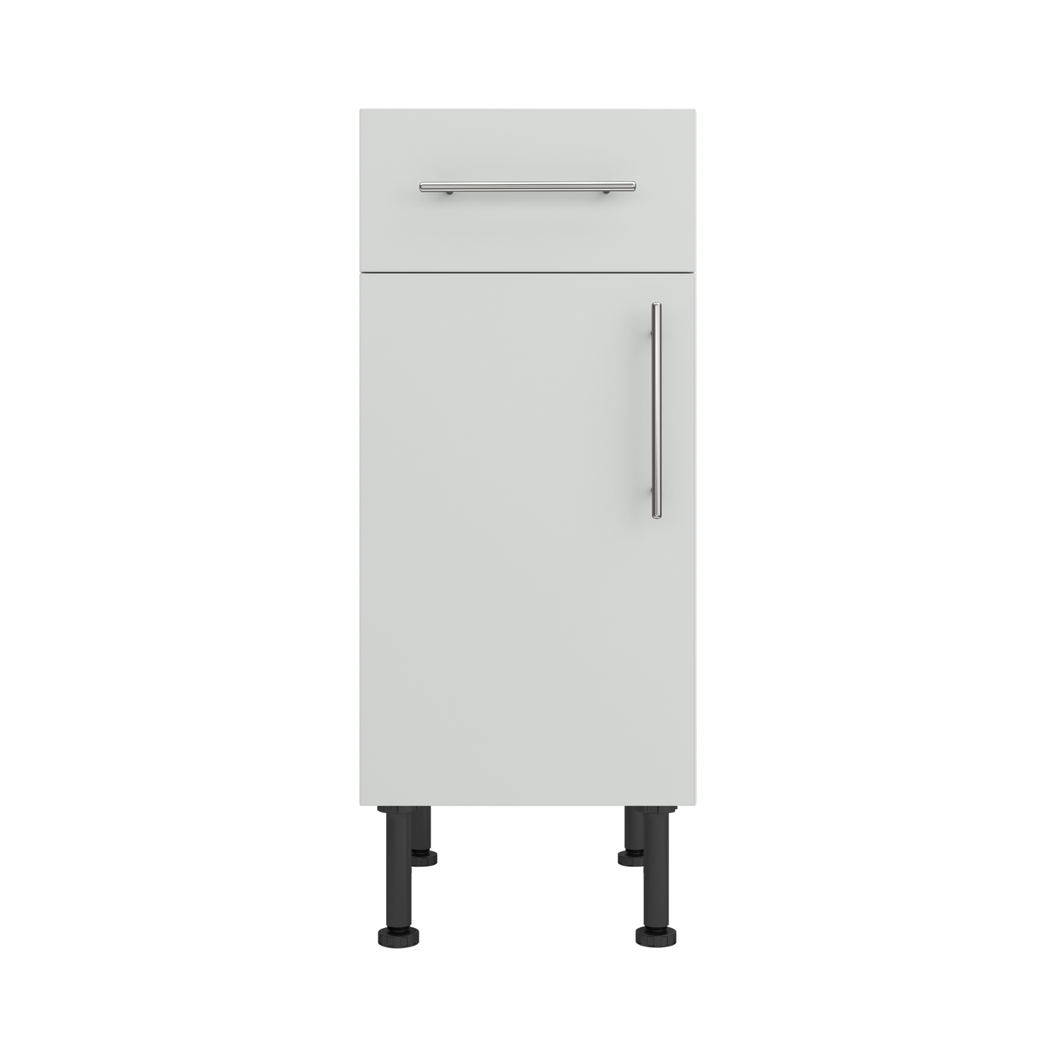 Base Drawerline 350 Assembled Kitchen Unit matt light grey