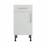 Base Drawerline 450 Assembled Kitchen Unit matt light grey
