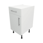Base Drawerline 450 Assembled Kitchen Unit matt light grey