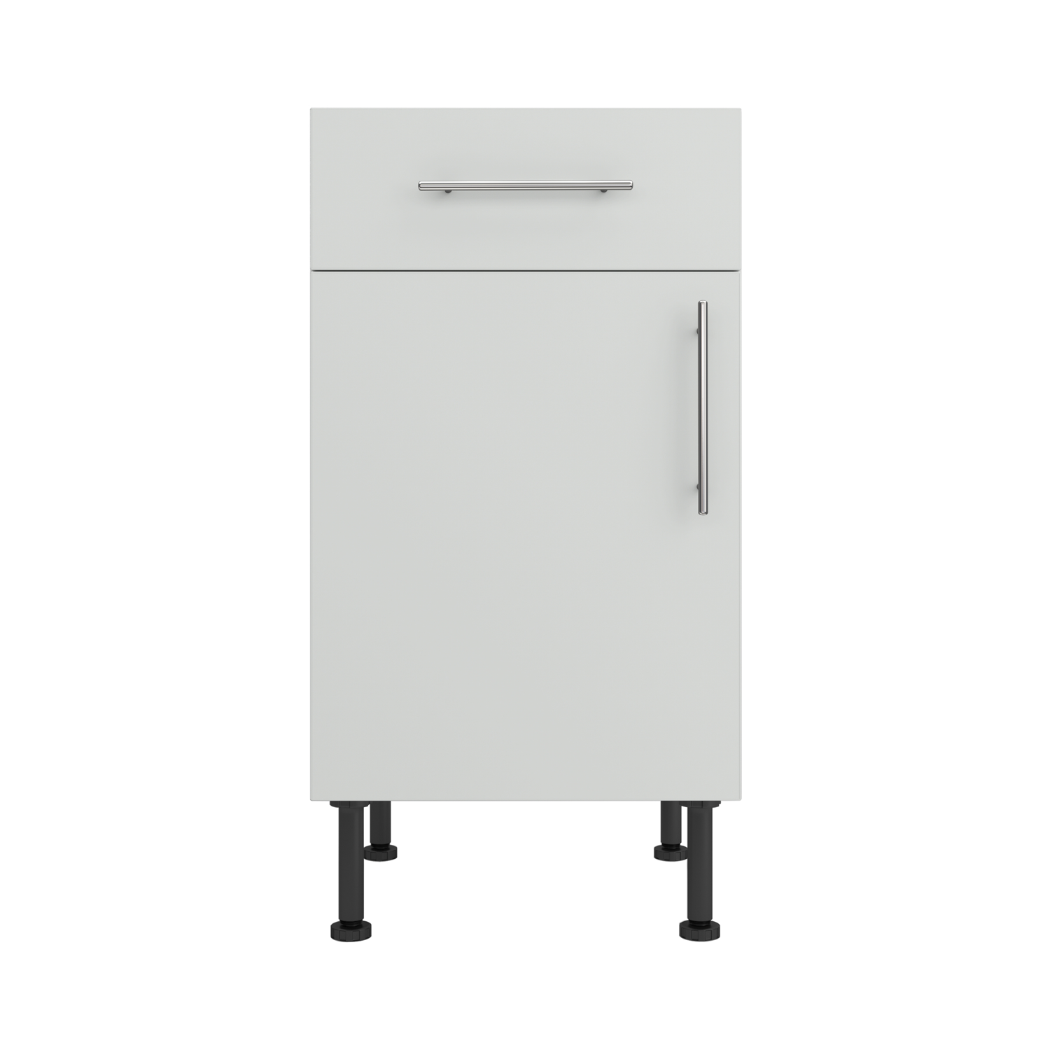 Base Drawerline 450 Assembled Kitchen Unit matt light grey