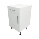 Base Drawerline 500 Assembled Kitchen Unit matt light grey