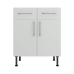 Base Drawerline 700 Assembled Kitchen Unit matt light grey
