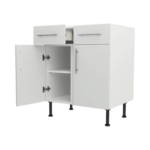 Base Drawerline 700 Assembled Kitchen Unit matt light grey