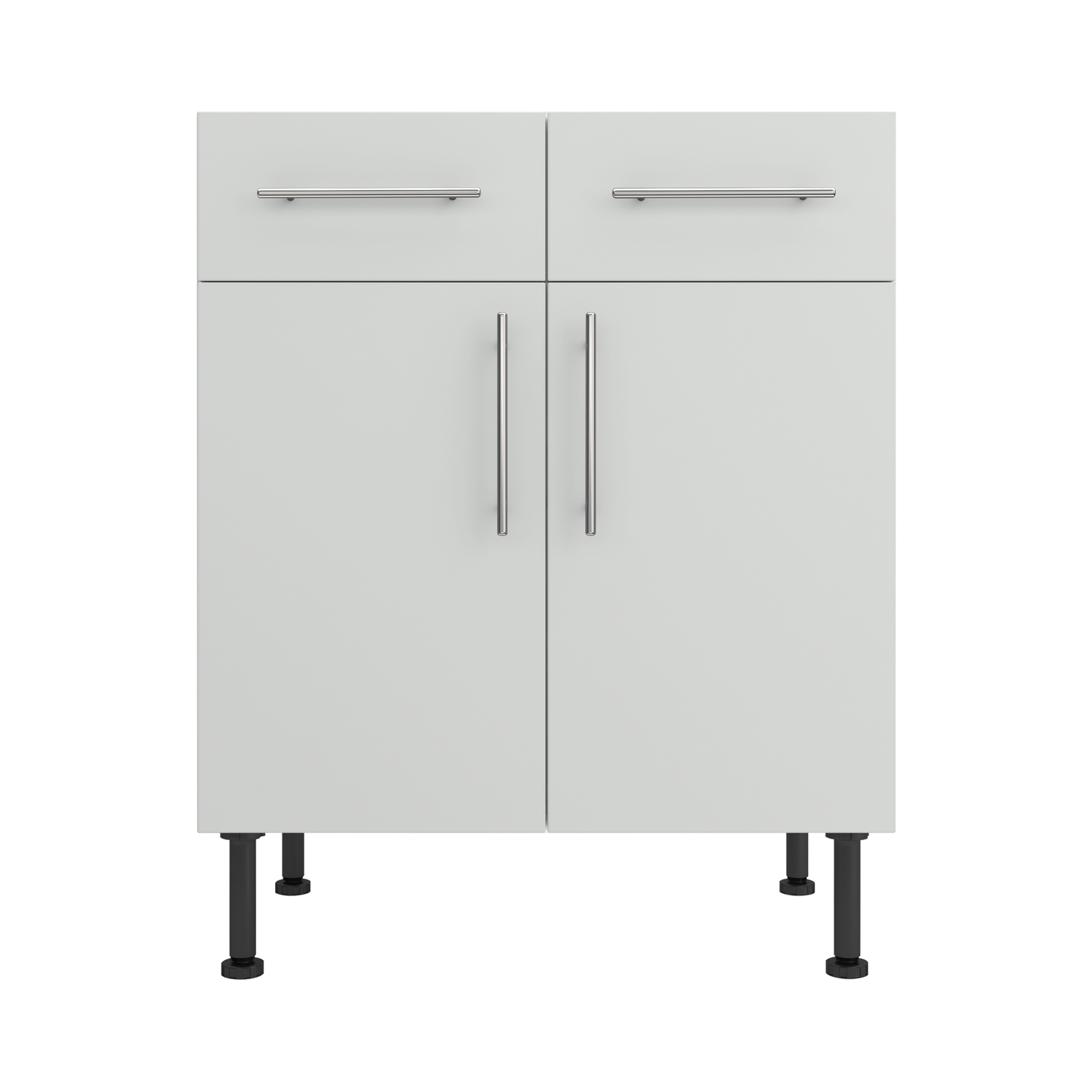 Base Drawerline 700 Assembled Kitchen Unit matt light grey