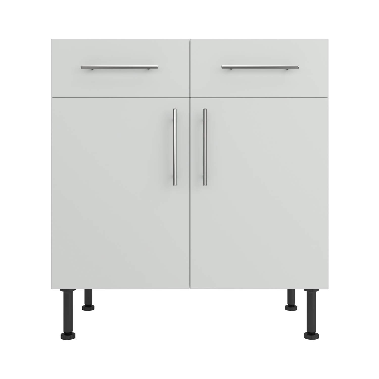 Base Drawerline 800 Assembled Kitchen Unit matt light grey