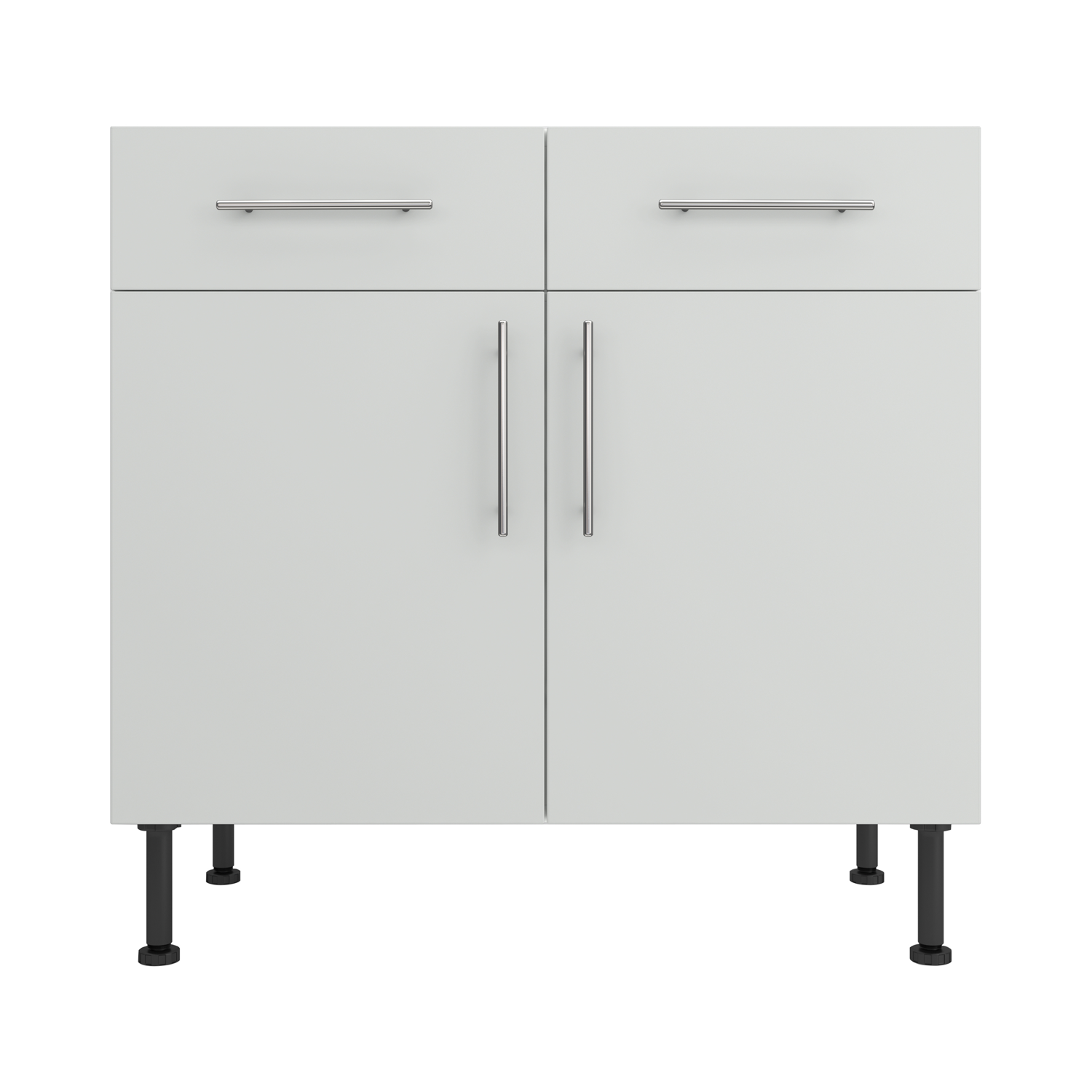 Base Drawerline 900 Assembled Kitchen Unit matt light grey