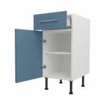 Base Drawerline 400 Assembled Kitchen Unit Matt Misty Blue