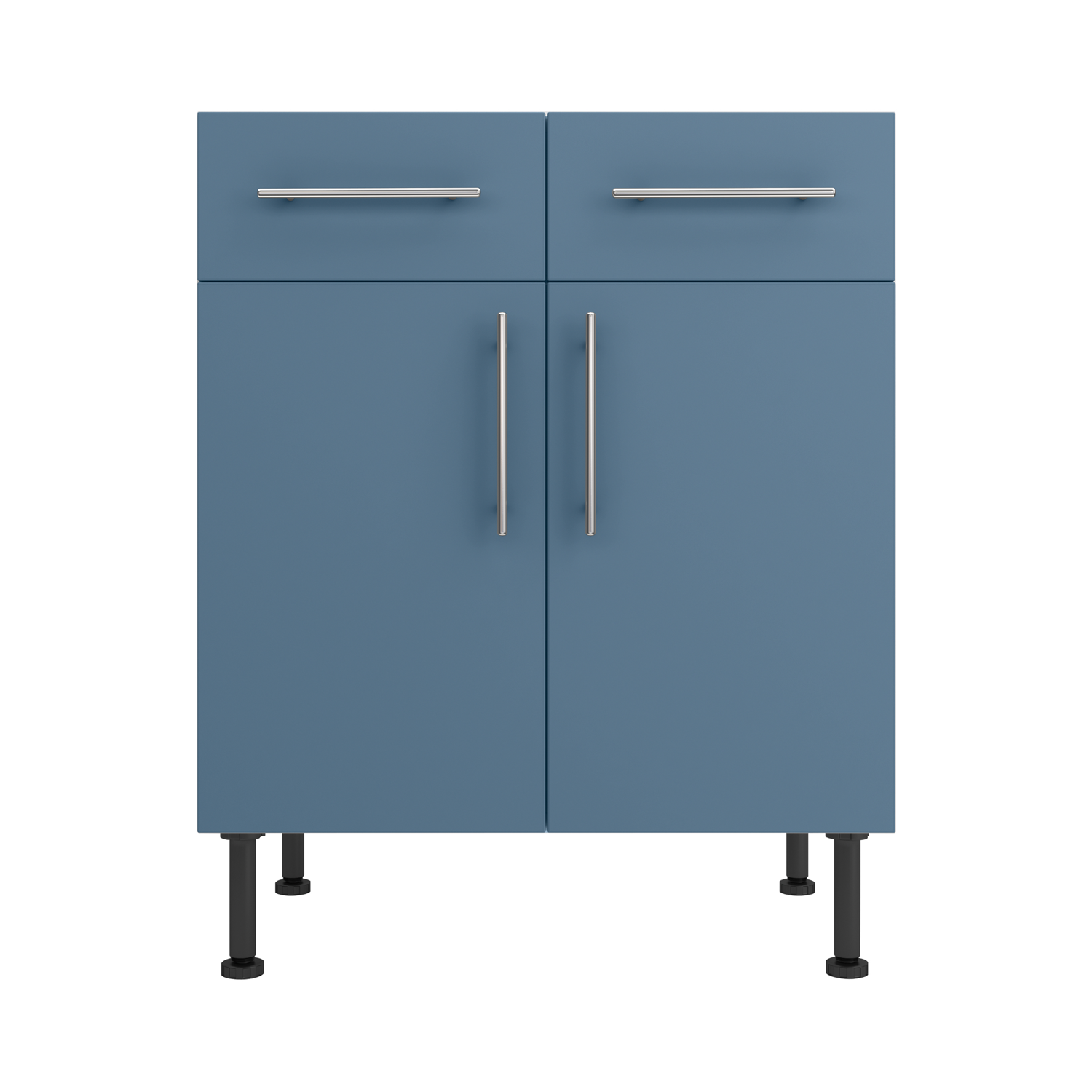 Base Drawerline 700 Assembled Kitchen Unit Matt Misty Blue