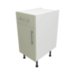 Base Drawerline 400 Assembled Kitchen Unit Matt Sage Green