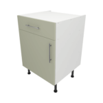 Base Drawerline 600 Assembled Kitchen Unit Matt Sage Green