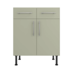 Base Drawerline 700 Assembled Kitchen Unit Matt Sage Green