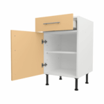 Base Drawerline 500 Assembled Kitchen Unit Matt Sand Yellow