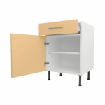 Base Drawerline 600 Assembled Kitchen Unit Matt Sand Yellow