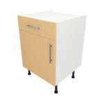 Base Drawerline 600 Assembled Kitchen Unit Matt Sand Yellow