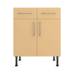 Base Drawerline 700 Assembled Kitchen Unit Matt Sand Yellow