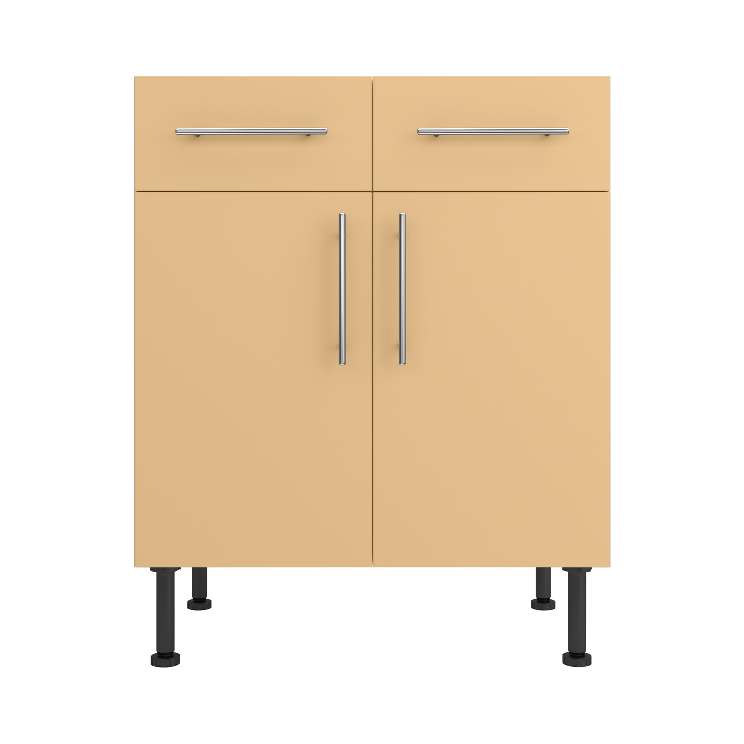 Base Drawerline 700 Assembled Kitchen Unit Matt Sand Yellow