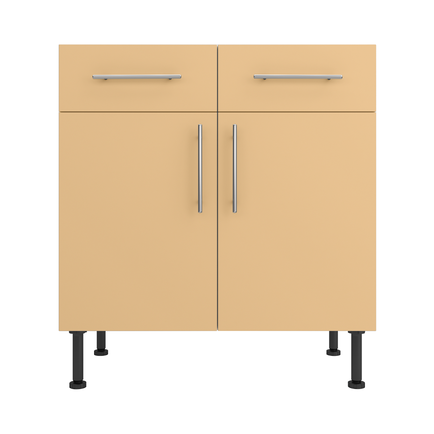 Base Drawerline 800 Assembled Kitchen Unit Matt Sand Yellow