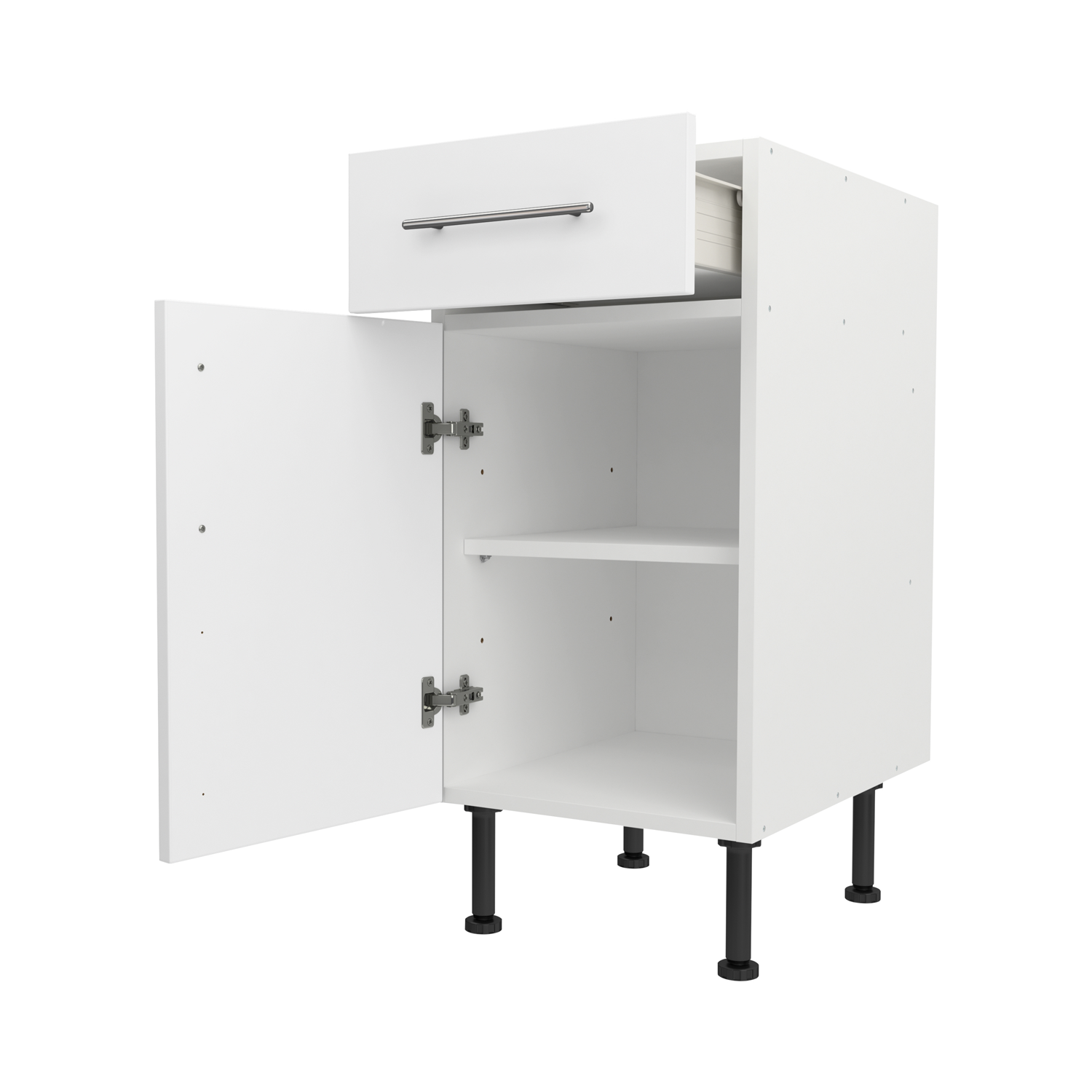 Base Drawerline 400 Assembled Kitchen Unit Matt White
