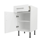 Base Drawerline 450 Assembled Kitchen Unit Matt White