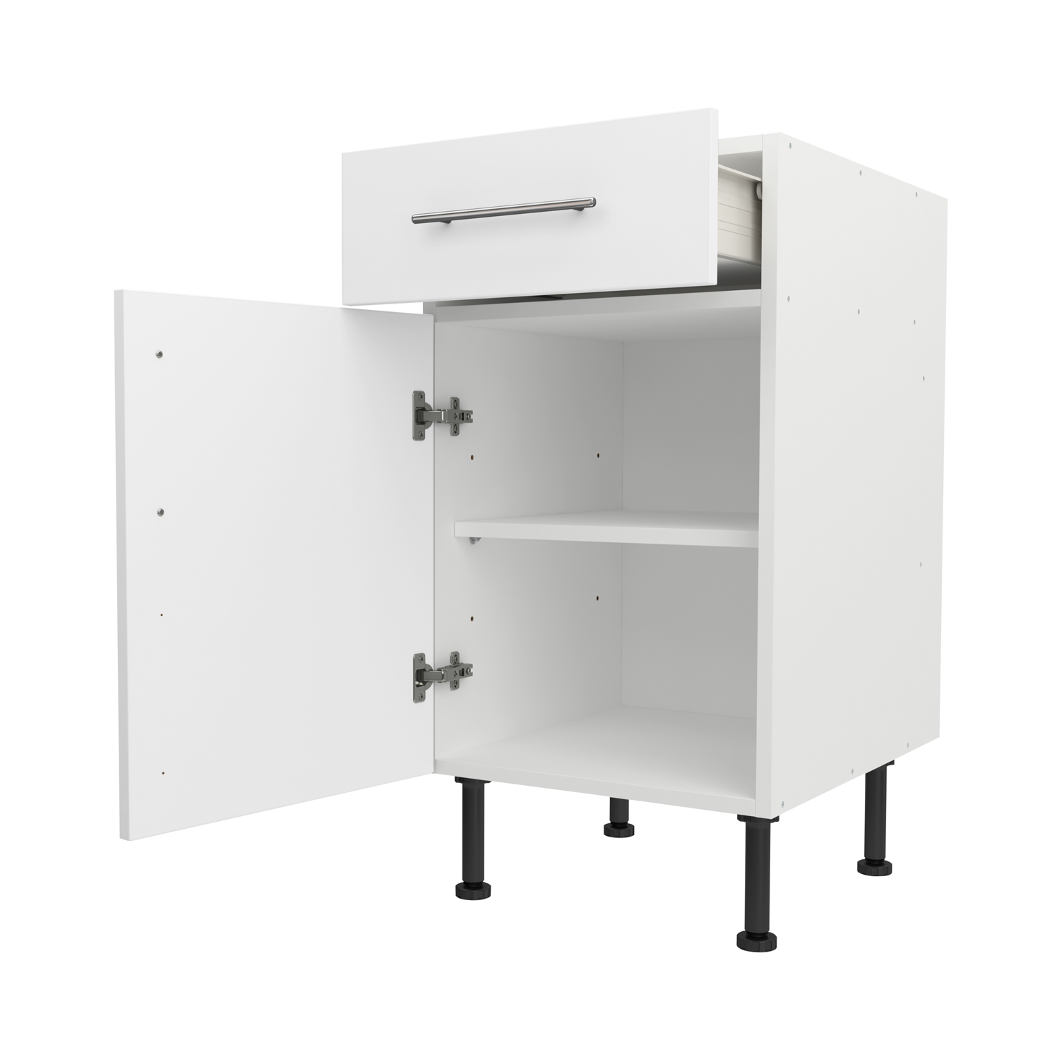 Base Drawerline 450 Assembled Kitchen Unit Matt White