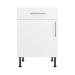 Base Drawerline 600 Assembled Kitchen Unit Matt White