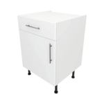 Base Drawerline 600 Assembled Kitchen Unit Matt White