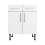 Base Drawerline 700 Assembled Kitchen Unit Matt White