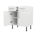 Base Drawerline 700 Assembled Kitchen Unit Matt White