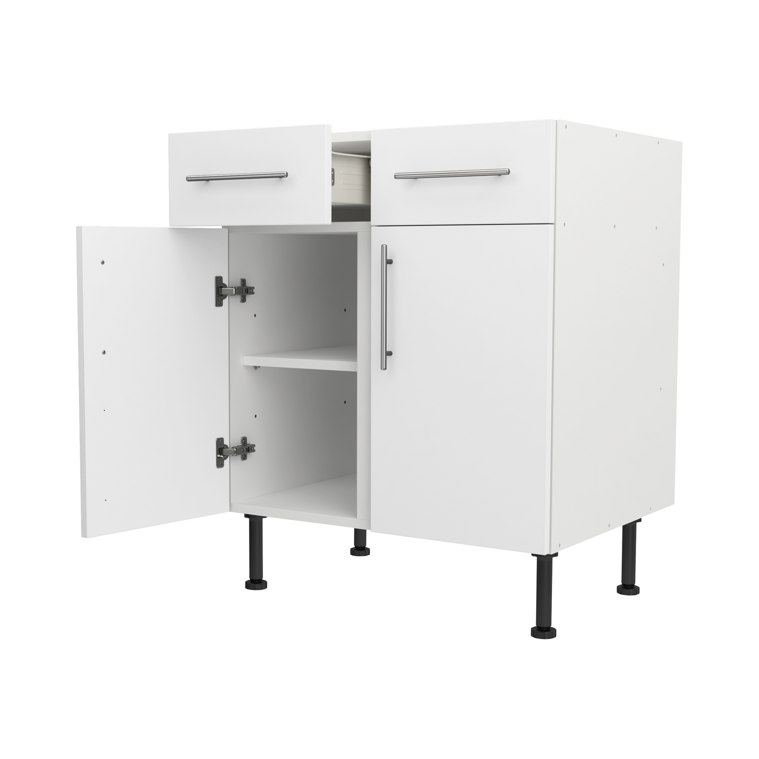 Base Drawerline 700 Assembled Kitchen Unit Matt White
