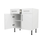Base Drawerline 800 Assembled Kitchen Unit Matt White