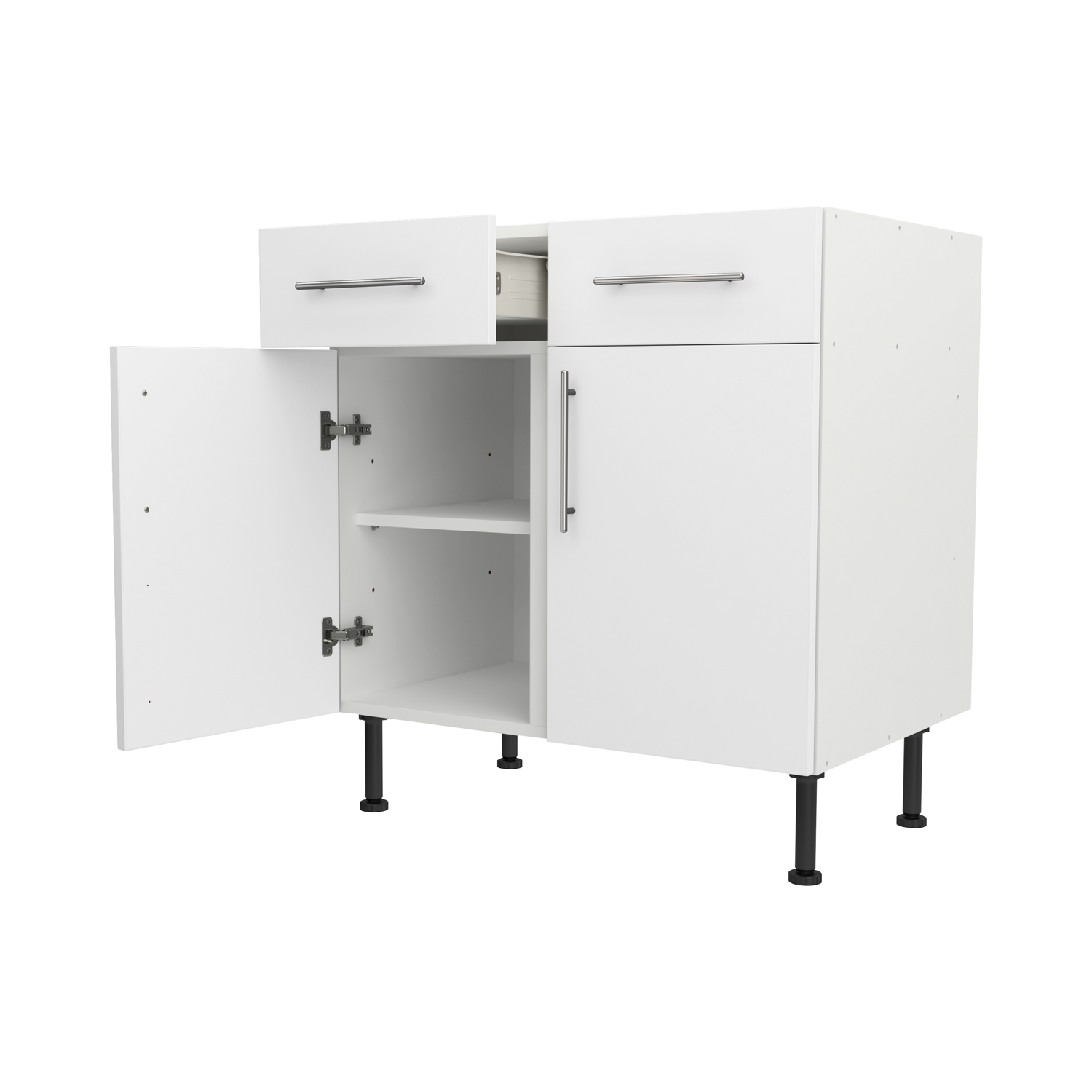 Base Drawerline 800 Assembled Kitchen Unit Matt White