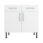 Base Drawerline 900 Assembled Kitchen Unit Matt White