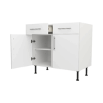 Base Drawerline 900 Assembled Kitchen Unit Matt White