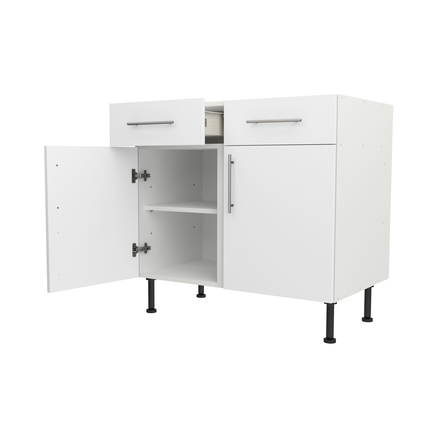 Base Drawerline 900 Assembled Kitchen Unit Matt White
