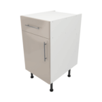 Base Drawerline 450 Assembled Kitchen Unit cashmere gloss