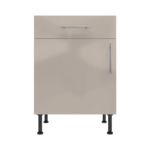 Base Drawerline 600 Assembled Kitchen Unit cashmere gloss