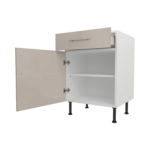 Base Drawerline 600 Assembled Kitchen Unit cashmere gloss