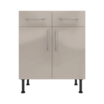 Base Drawerline 700 Assembled Kitchen Unit cashmere gloss