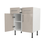 Base Drawerline 700 Assembled Kitchen Unit cashmere gloss