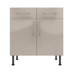 Base Drawerline 800 Assembled Kitchen Unit cashmere gloss