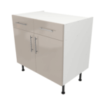 Base Drawerline 900 Assembled Kitchen Unit cashmere gloss