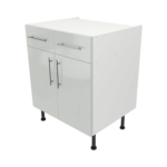 Base Drawerline 700 Assembled Kitchen Unit Gloss light grey
