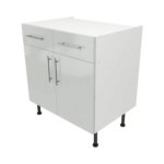 Base Drawerline 800 Assembled Kitchen Unit Gloss light grey
