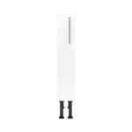 Modern Pre Assembled 150mm fitted kitchen base unit white gloss