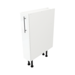 Modern Pre Assembled 150mm fitted kitchen base unit white gloss
