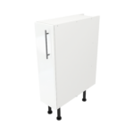 Modern Pre Assembled 200mm fitted kitchen base unit white gloss